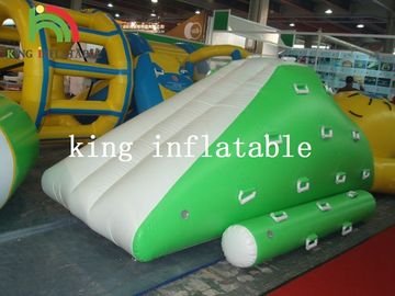 Iceberg Mini bơm hơi cho công viên nước với slide xanh và trắng