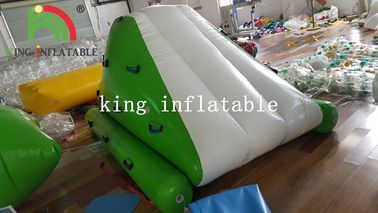 Iceberg Mini bơm hơi cho công viên nước với slide xanh và trắng