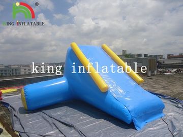 Hình dạng U / V 0,9mm PVC Bạt bơm hơi Trượt không khí lớn cho nước Yelow / Blue