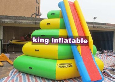 Công viên nước bơm hơi đầy màu sắc Combo Tháp nước trượt và tảng băng trôi, Leo N Slide