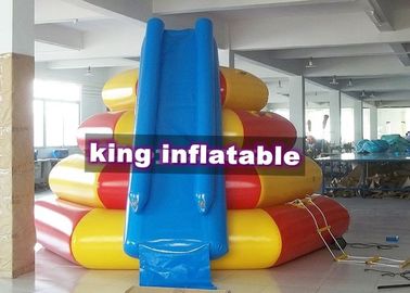 Trượt tháp nước bơm hơi tùy chỉnh cho công viên nước / Trượt nước Trampoline