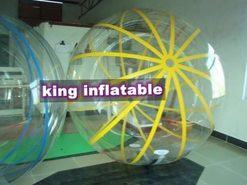 Dây kéo TPU 1.0mm Bóng nước đầy màu sắc trong suốt cho công viên Amusemnt