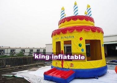 Vẽ tay chúc mừng sinh nhật Bánh bơm hơi Lâu đài Bouncy cho gia đình Đường kính 4m