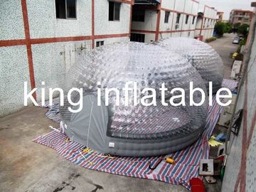 Lều khí thổi trong suốt 1.0 Mm PVC Đường kính 5m CE Phê duyệt