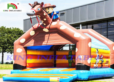 Giant Cowboy Bouncy Castle Lâu đài cho người lớn và trẻ em để ăn mừng