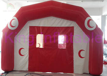 Lều bơm hơi PVC tùy chỉnh màu đỏ / trắng CE Máy thổi khí cho các sự kiện ngoài trời / trong nhà