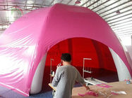 Lều sự kiện màu hồng cho khuyến mãi / thổi lên lều cắm trại