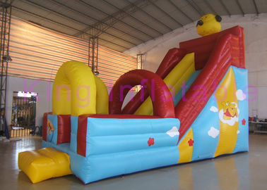 Red / Yellow / Blue One Broad Thổi khô Trượt PVC Không thấm nước Winnie Đồ chơi Pooh