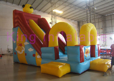 Red / Yellow / Blue One Broad Thổi khô Trượt PVC Không thấm nước Winnie Đồ chơi Pooh
