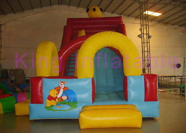 Red / Yellow / Blue One Broad Thổi khô Trượt PVC Không thấm nước Winnie Đồ chơi Pooh