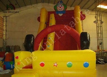 7 * 4 * 5,5m bơm hơi khô chủ đề chú hề PVC Bounce House For Kids