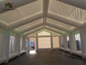 Lều thương mại bơm hơi bền màu trắng bạt PVC hoặc Oxford cho triển lãm thương mại