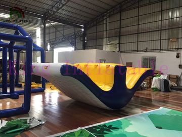 Đồ chơi nước bơm hơi dài 5m / PVC nổi Totter Seesaw cho trò chơi dưới nước