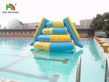 Đồ chơi nước bơm hơi bạt PVC 0.9mm, Tháp nhảy ngoài trời với 2 slide