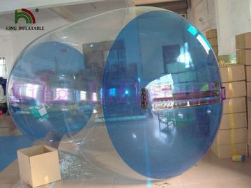 PVC / TPU Đồ chơi nước trong suốt bơm hơi / Con lăn nước bơm hơi cho thuê