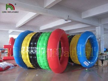 PLATO 0.9mm PVC Tarpaulin Bơm hơi nước nổi Đồ chơi lăn tùy chỉnh EN14960