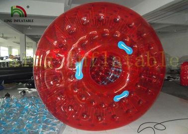 1.0mm PVC / TPU Đồ chơi đi bộ thổi nước lớn, dài 2,8m * 2,4 Dia Red