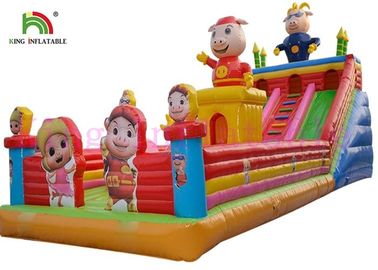 Thổi lên Gbond Trượt khô / Trượt thương mại với Bouncer Chơi Paradise For Kids