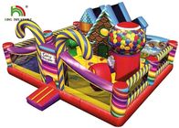 Candy Theme PVC Thổi lên Lâu đài Bouncy Thiết kế đầy màu sắc và tuyệt vời cho trẻ em