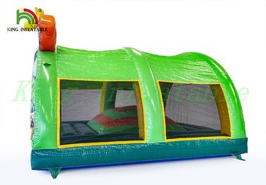 Động vật hoang dã đầy màu sắc Bouncy Lều trẻ em PVC Bouncer với ngọn đồi nhỏ