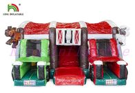 Chủ đề trang trại hấp dẫn PVC Thổi lên Máy kéo Bouncy / Lâu đài trẻ em Bouncy