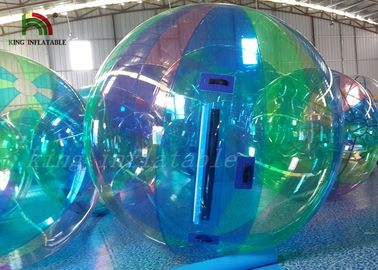 1,0 mm PVC sọc đầy màu sắc thổi lên bóng đi bộ cho công viên giải trí