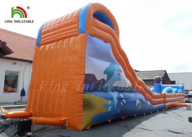 Bạt màu xanh da trời / Cam PVC Bùn khô Eco - Thân thiện với ngoài trời