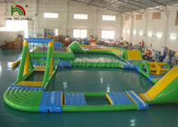 Colorful Blow Up Water Parks / Outdoor Inflatable Water Park For Kids