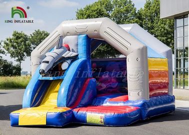 Chuyến đi vũ trụ tuyệt vời Bounce House với Rocket Slide CE UL