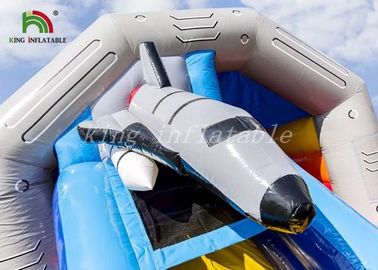Chuyến đi vũ trụ tuyệt vời Bounce House với Rocket Slide CE UL