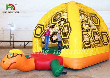 Mini Bounce Nhà ống Arch màu sáng với mô hình mạng