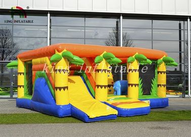 Bạt PVC 0,55mm bơm hơi thương mại Bounce House Combo Sân chơi