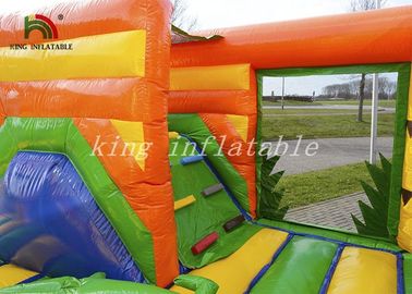 Bạt PVC 0,55mm bơm hơi thương mại Bounce House Combo Sân chơi