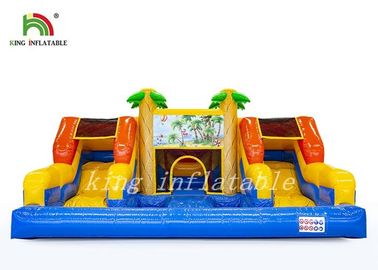 Trượt nước PVC chống nước với hồ bơi / Bouncer Combo Sân chơi