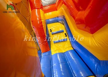 Trượt nước PVC chống nước với hồ bơi / Bouncer Combo Sân chơi