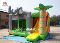 Lâu đài PVC Bạt ngoài trời Bounce Castle với Slide cho trẻ em
