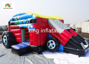 Phong cách xe hơi bơm hơi lâu đài với bước cho bé trai Kích thước tùy chỉnh