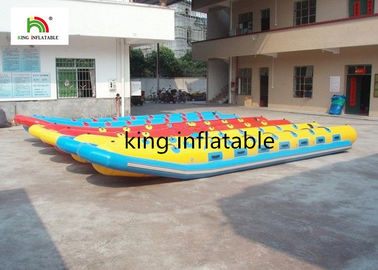 16 người PVC Bạt phao câu cá bơm hơi khổng lồ với đôi cốt thép