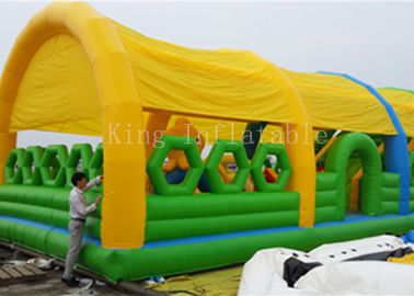 0,55 PVC Tarpaulin Bouncer Castle Công viên giải trí ngoài trời bơm hơi