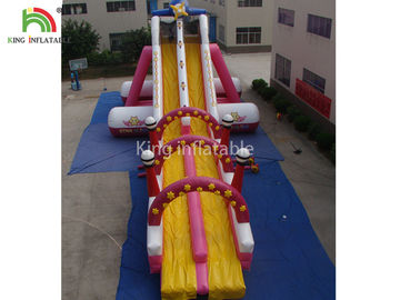 Kích thước tùy chỉnh Pink PVC Bạt nước Trượt nước Công viên giải trí ngoài trời cho trẻ em