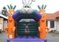 Bữa tiệc được sử dụng cho trẻ em nhỏ Lâu đài nhảy phồng với cà rốt và thỏ 4X4M