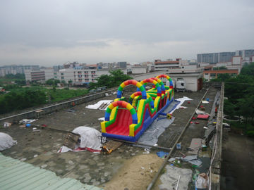 PVC Tarpaulin Sân chơi bơm hơi Trò chơi thể thao bơm hơi