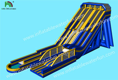 Nhiều làn đường Thang đơn Chiều cao 15m Đường trượt bơm hơi khổng lồ
