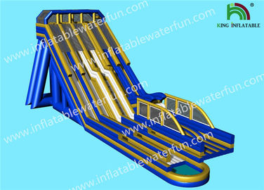 Nhiều làn đường Thang đơn Chiều cao 15m Đường trượt bơm hơi khổng lồ
