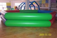 PVC Tarpaulin Bể bơi tròn / Bể bơi bơm hơi Ống đôi Chiều cao 1,3m