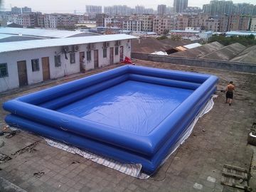 Bể bơi bạt PVC 0,9mm / Bể bơi bơm hơi Ống đôi cao 1,3m