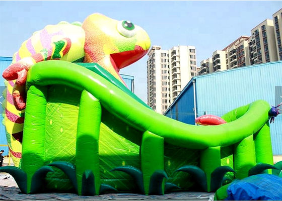 Trẻ em EN 14960 CE Dinosaur Inflatable Castle Jumping Castle