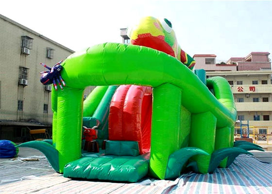 Trẻ em EN 14960 CE Dinosaur Inflatable Castle Jumping Castle