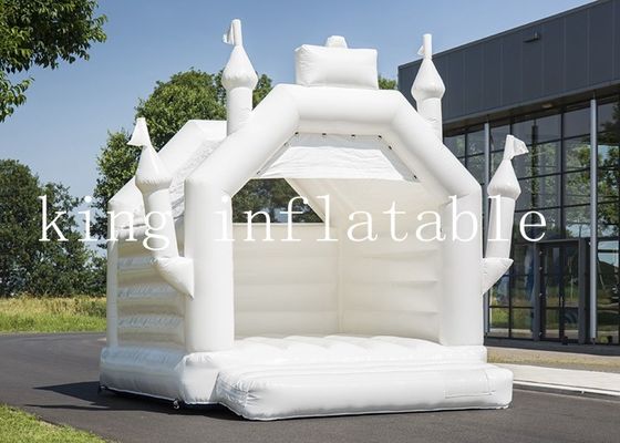 PVC Tarpaulin Wedding Bouncer Lâu đài nhảy bơm hơi