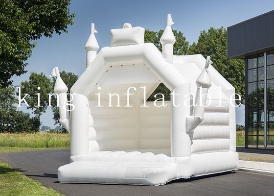 PVC Tarpaulin Wedding Bouncer Lâu đài nhảy bơm hơi
